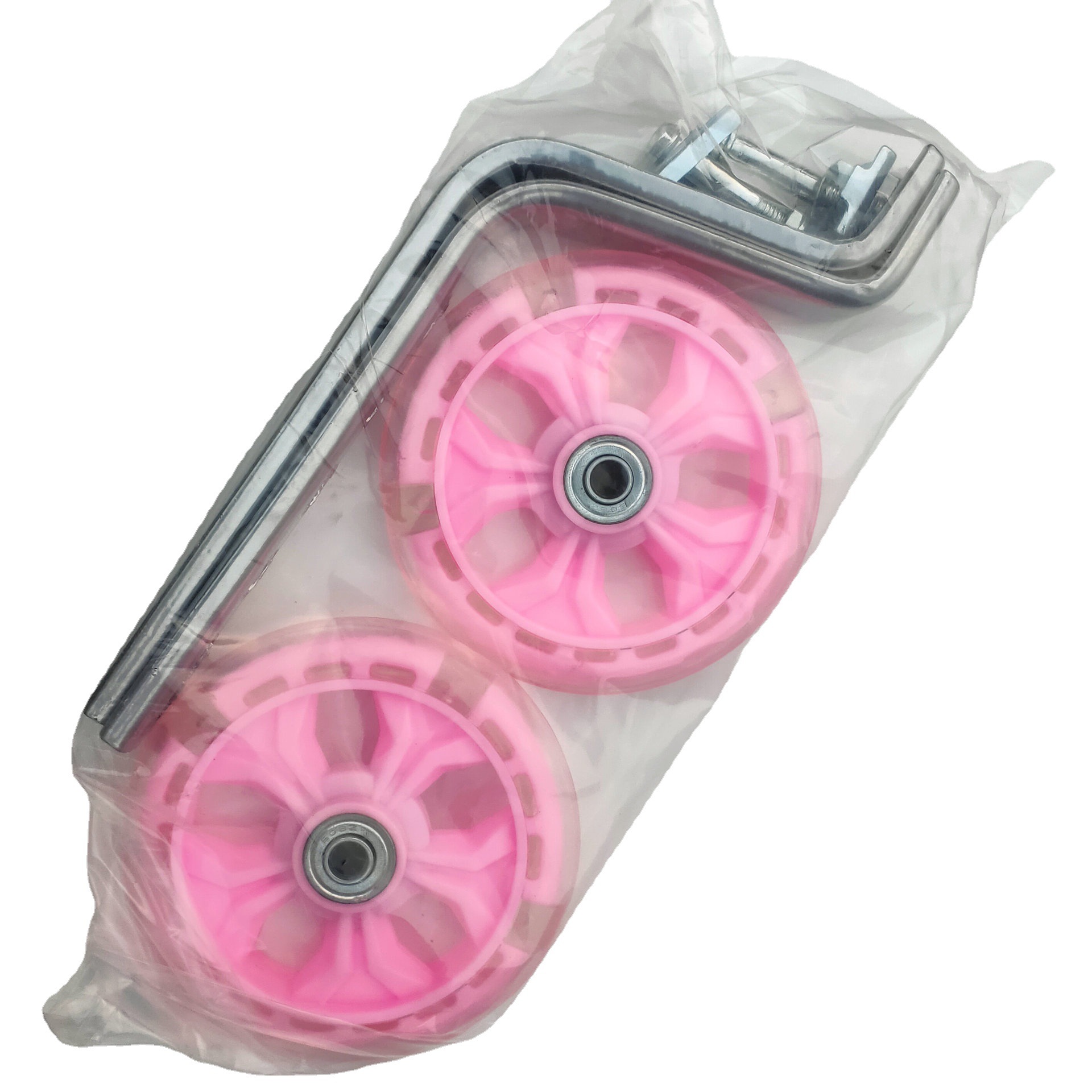 Ruedas auxiliares para bicicleta infantil – ajustables 12–20 pulgadas, silenciosas con luz