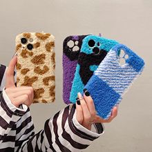 日韩豹纹适用17iPhone16promax手机壳15 14pro网红荣耀400三星24