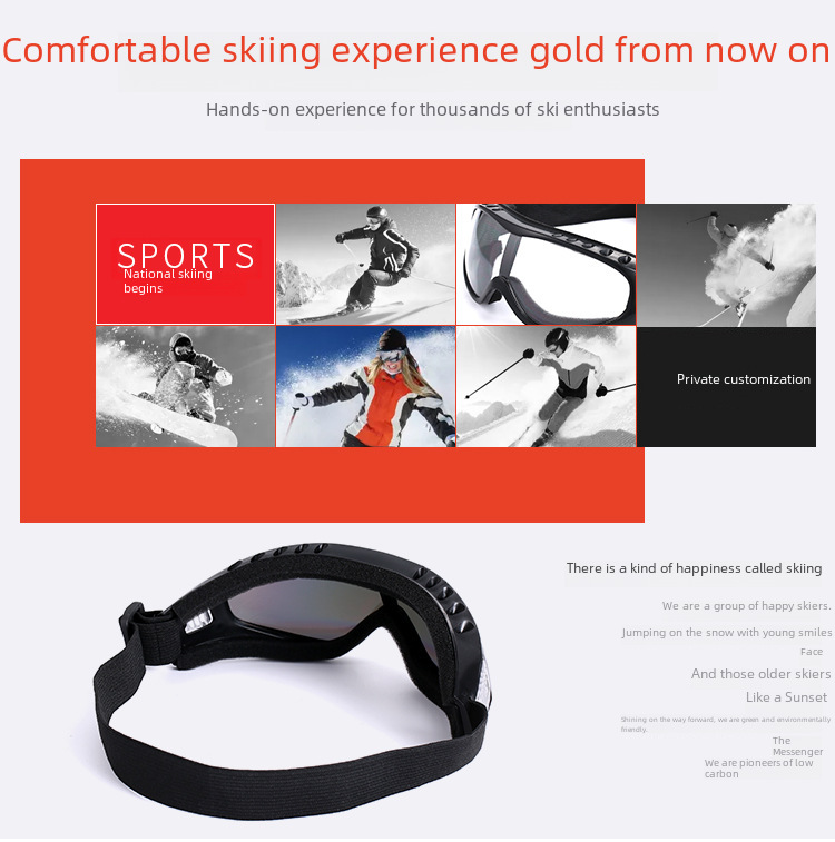 Outdoor goggles Motorcycle riding sports goggles windstorm fans tactical equipment ski glasses_voghion.com