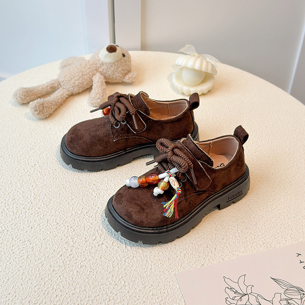 Retro suede autumn shoes