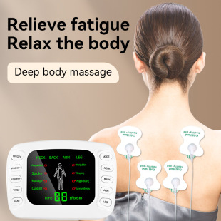 Medium Frequency Pulse Physiotherapy Instrument Household Multi-Function Dual Output Digital Meridian Massager Digital Acupuncture Massager