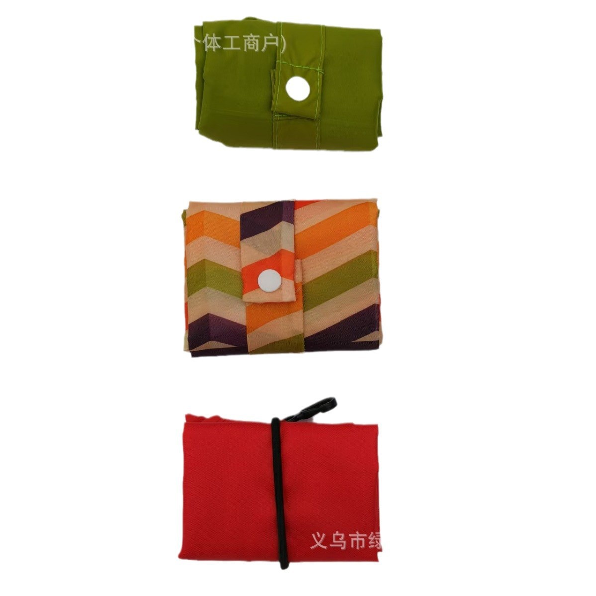 多功能春卷超市收纳连锁店大卖场折叠打扣方包手提肩背购物袋尼龙