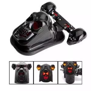 Harley Cruise Prince Scooter Retro Kəllə quyruq işığı dönmə siqnalı