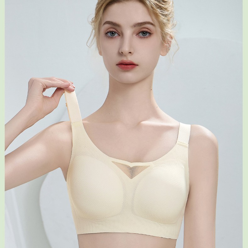 M-6XL de gran tamaño, los senos grandes son pequeños y poderosos, no se caen ~ BC Universal sin anillo de acero, copa delgada lateral, talla grande