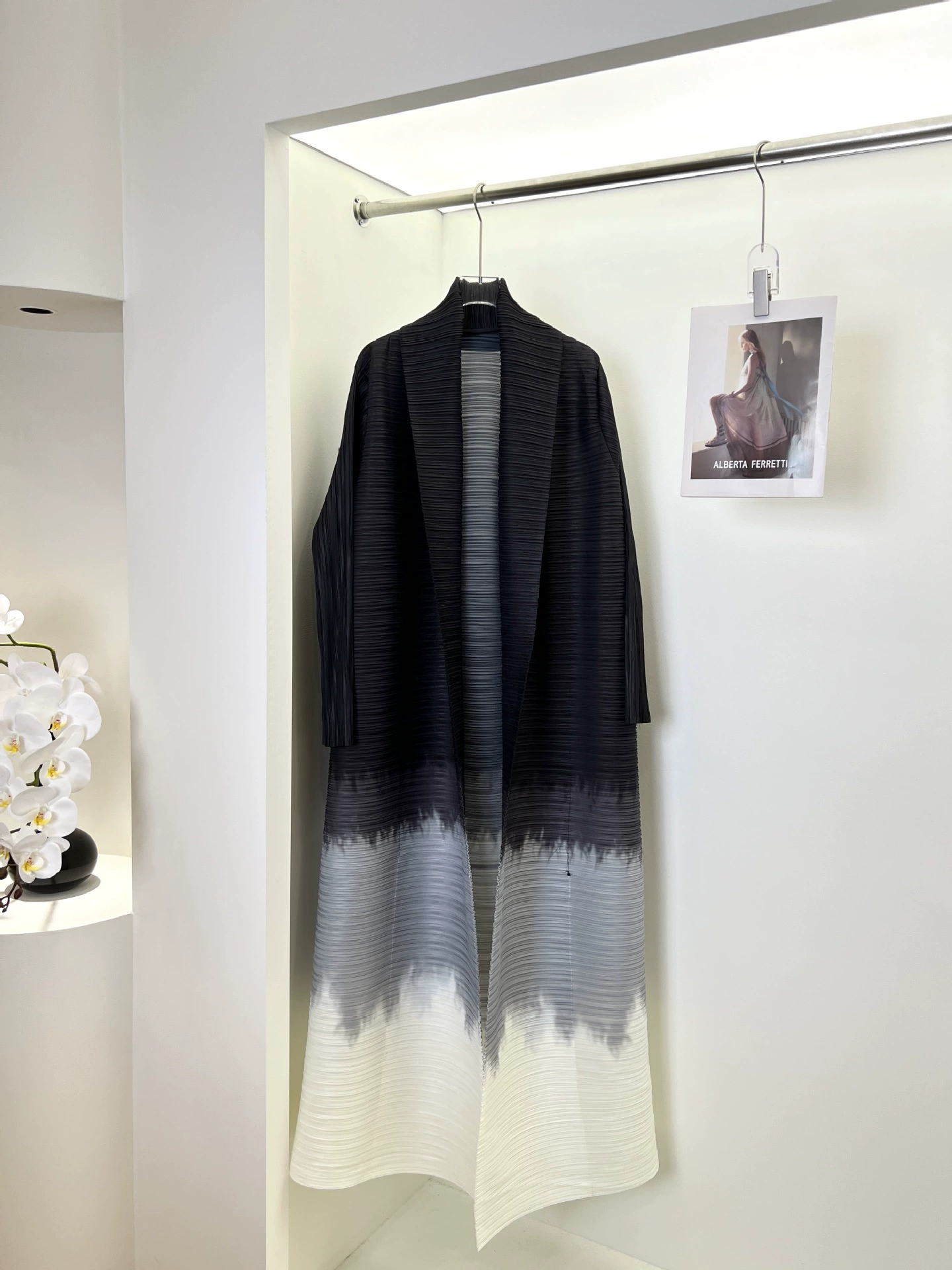 Абая (Дубай) Miyake пальцевая кардиган-куртка — женская длинная складчатая абая, размеры до 152 см