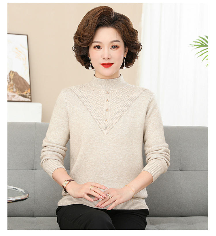 E5992 690K ÁO LEN NỮ TAIRYA MÙA XUÂN THU ĐÔNG TRUNG NIÊN DÀY ẤM THỜI TRANG NỮ G02 SẢN PHẨM MỚI