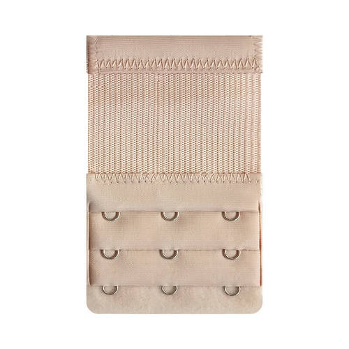 Relaxed Elastic Hook Bra with Extended Back Clasp, Stainless Steel Bra Back Hook, Full Size Bra Cup, Universal Bra Extender