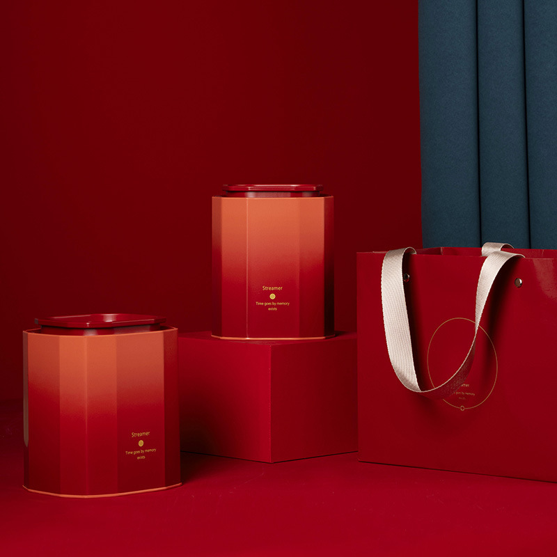 马口铁铁盒茶叶包装盒通版半斤一斤装红茶绿茶方形新款茶叶罐铁罐