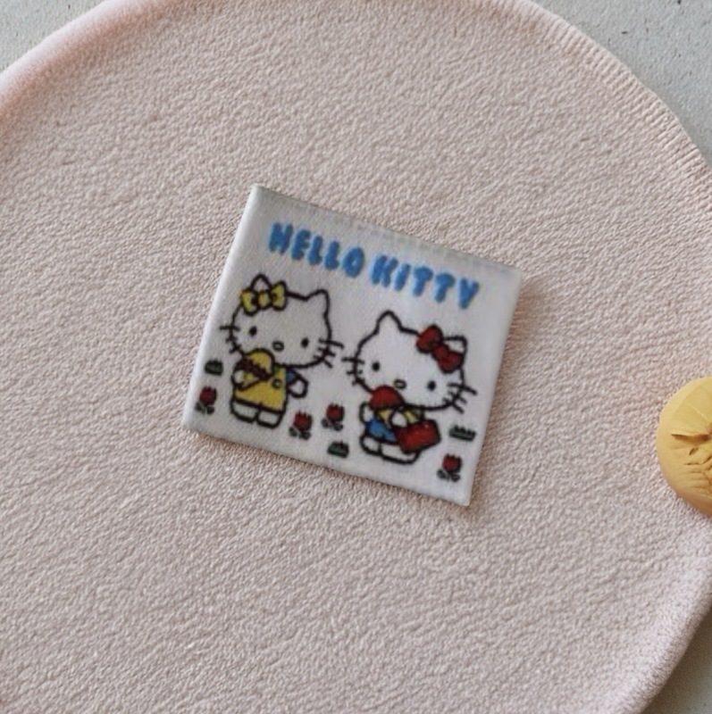 彩色小猫DIY创意卡通装饰布标可爱KT猫咪帽子娃衣大肠圈刺绣布贴|undefined