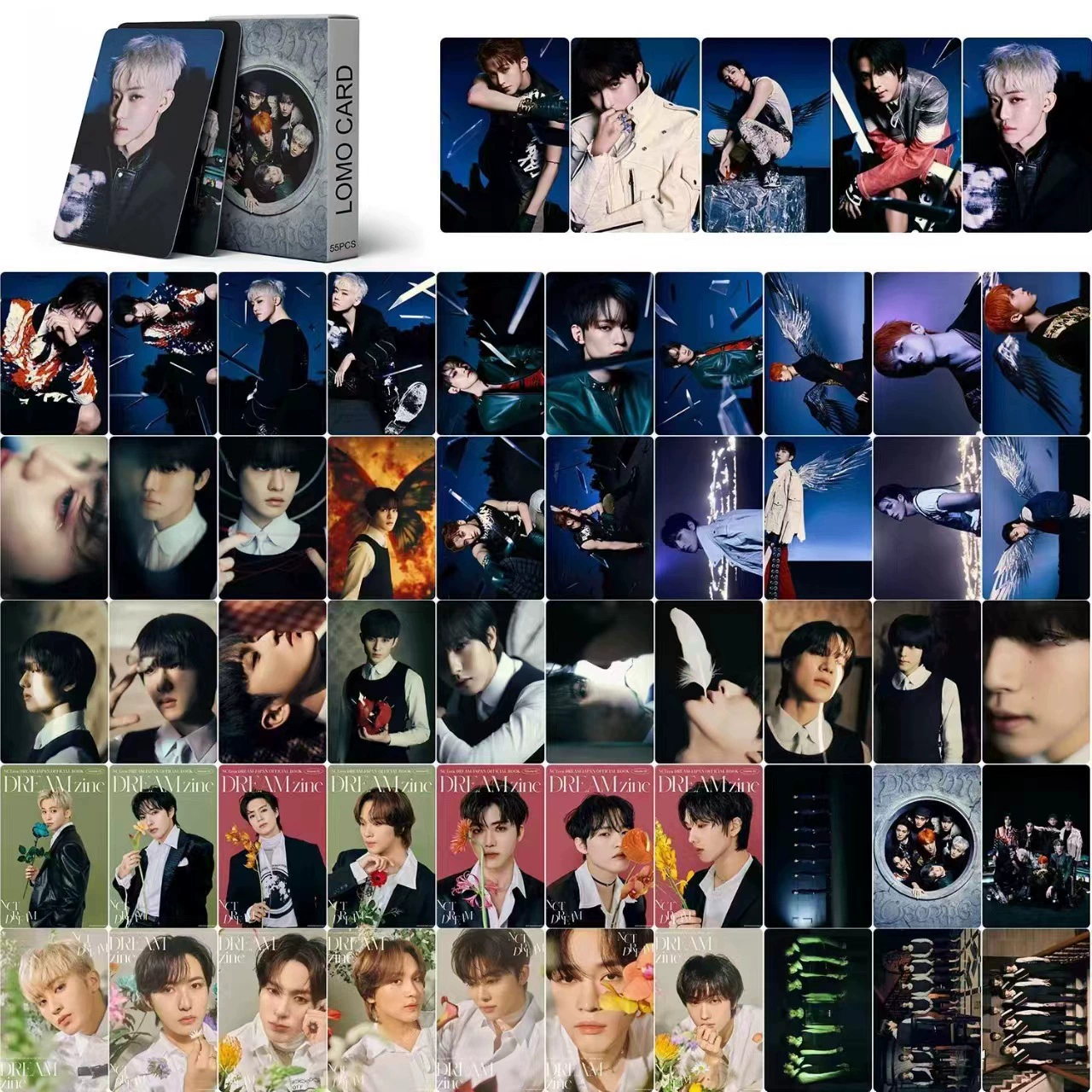 55 NCT DREAM Carah Minzun Park Zhisheng Lomo Little Card