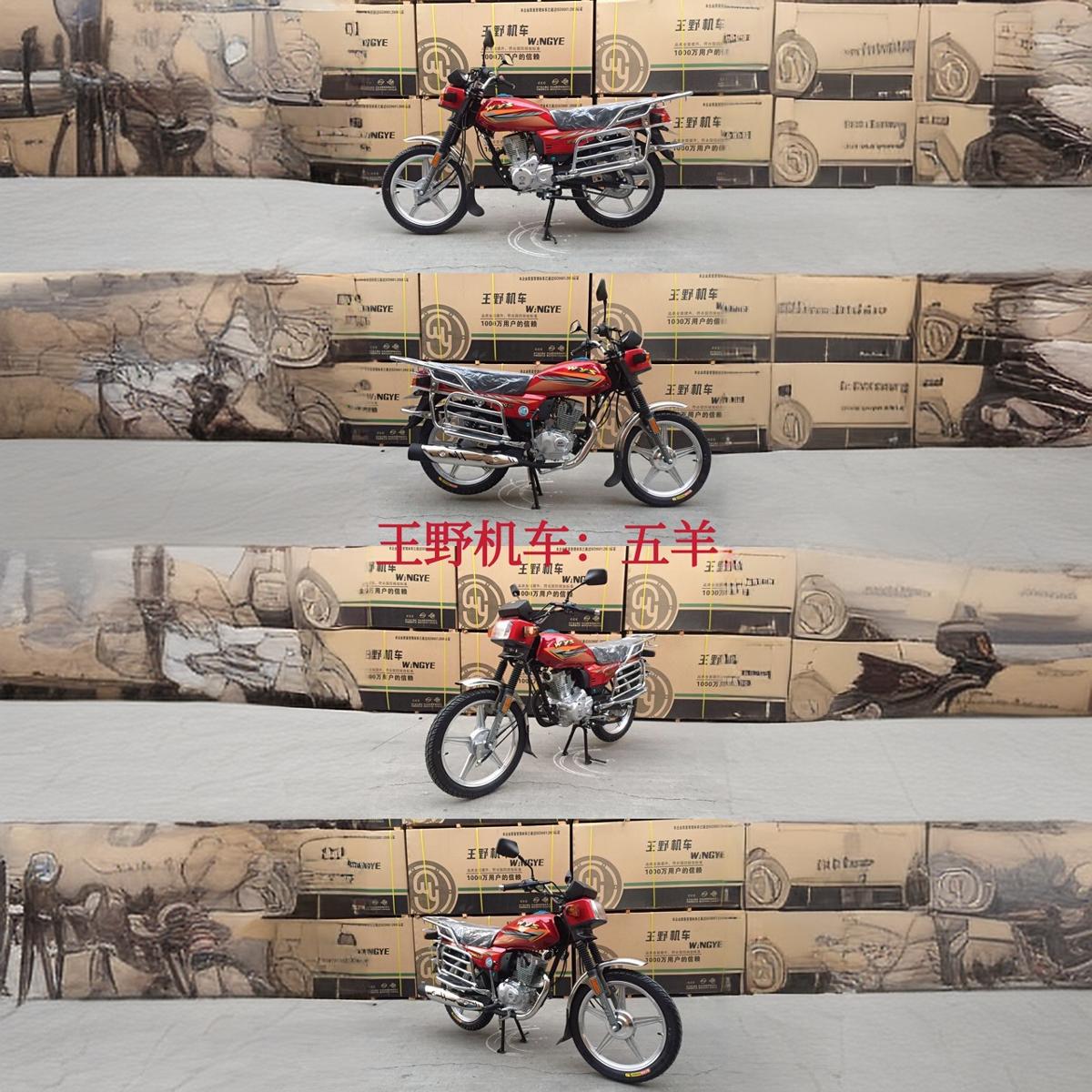 Exportación a Mongolia Nuevo Nacional Tres No se puede licear Combustible Wuyang Qingqi Group Motorcycle 125 150CC