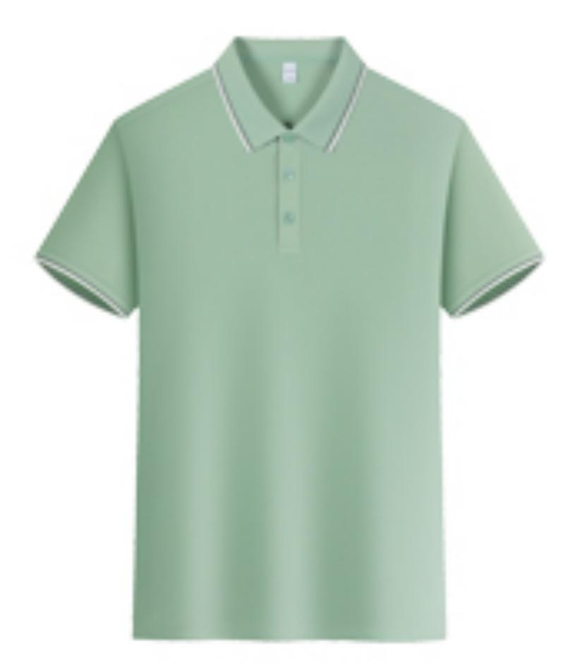 Polo de manga corta de poliéster de color liso con cuello tipo solapa, fragancia de lujo y tacto fresco, ideal para verano 2026, ¡gran oferta para dropshipping y transmisiones en vivo!