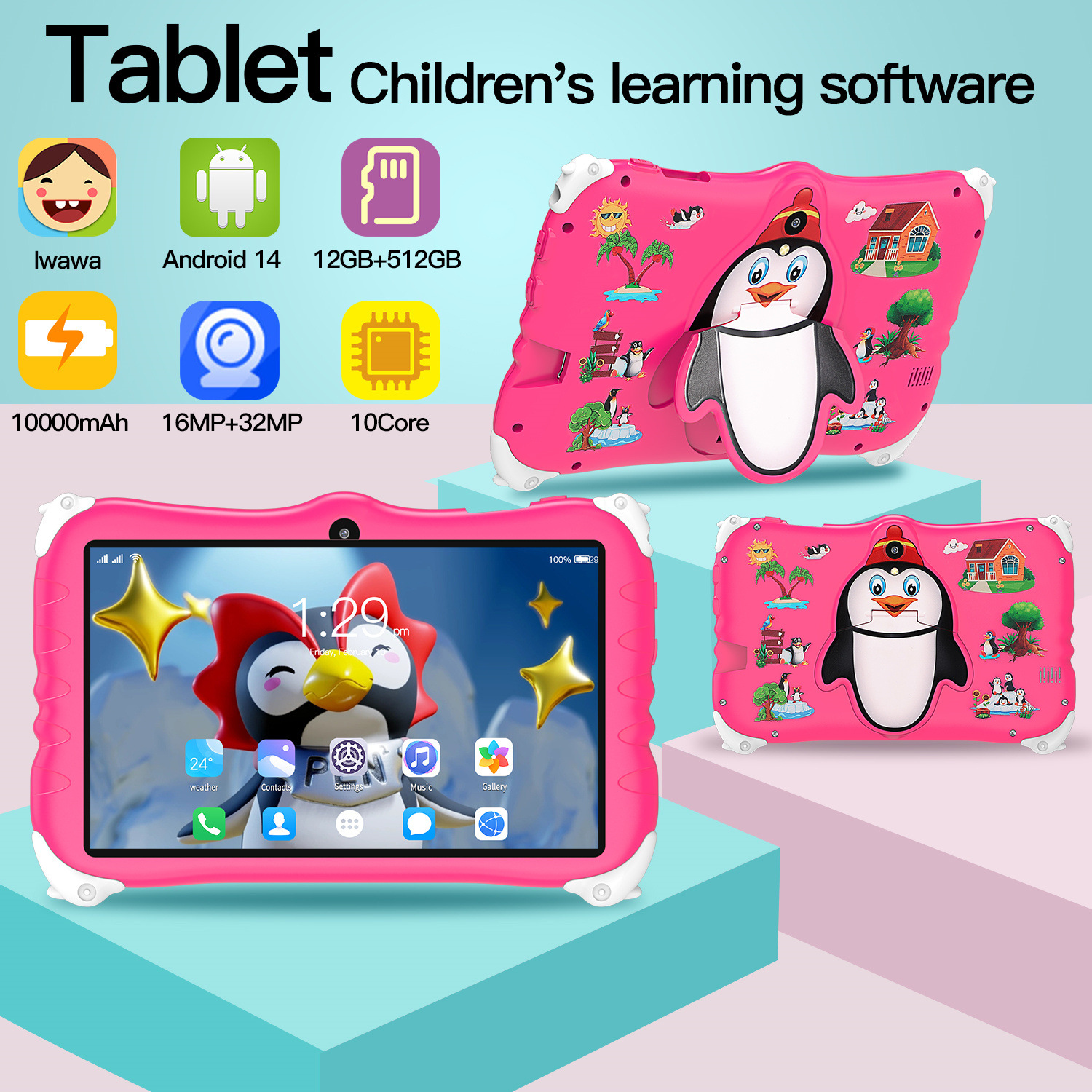 Tablet laptop, 7.1inch, Android, (Cross-border trading)