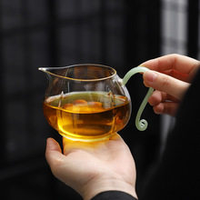 日式玻璃加厚耐热公道杯功夫茶具配件泡茶分茶器茶海茶杯茶漏网