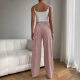 2025 New Women's Trousers Cross-border Spring and Autumn High Waist Loose Wide Leg Pants Drain All-match Casual Straight Pants