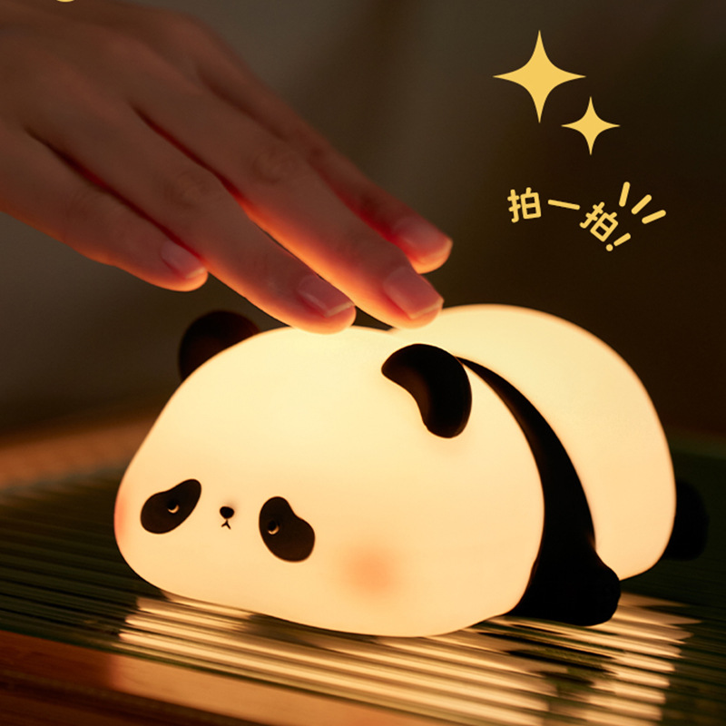 Lámpara Nocturna de Silicona con Diseño de Nube, Popular en el Extranjero, Recargable, Lámpara de Mesa Creativa, Luz de Ambiente Y