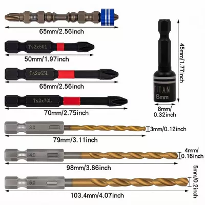 Screwdriver Bit Tool Set: Mühərrik tənzimləmə alətləri