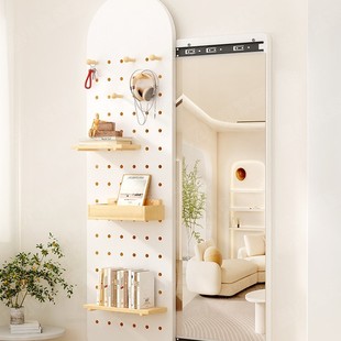 Done Mirror Hole Plate Done Mirror Household Invisible Push-Pull Mirror Closable Wall-Mounted Entrance Fitting Mirror Hidden