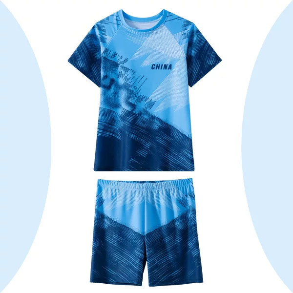 New summer boys' swimsuit set for older children and students, suitable for outdoor surfing, quick-drying and breathable swimwear set
