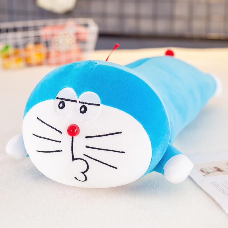 Doraemon almohada Jingdang gato muñeca de peluche Ragdoll niños dormir muñeca regalo de cumpleaños para hombres y mujeres