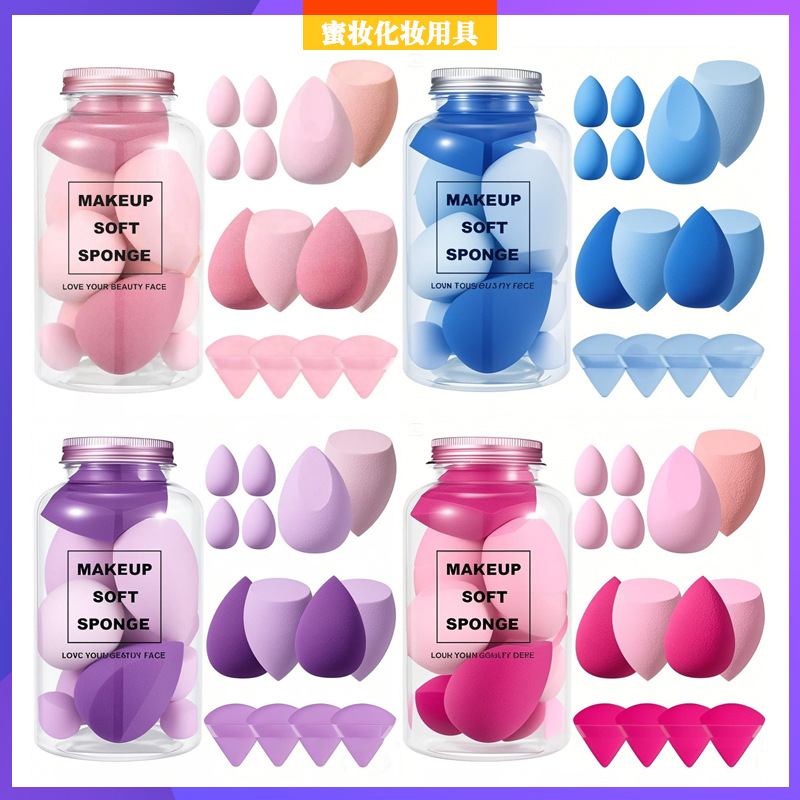 Conjunto de combinación transfronteriza, belleza, huevo, soplo de polvo, botella a la deriva sin látex, soplo de polvo, esponja, cojín de aire, no comer polvo, seco y húmedo image 6