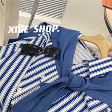 纯色针织披肩女春秋韩版百搭薄款外搭衬衫Ｔ恤凹造型打结围脖坎肩