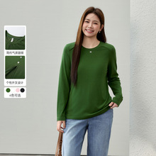 【慵懒松弛感肌底罗纹云朵针织衫】纤莉秀大码女装胖mm2025春新款