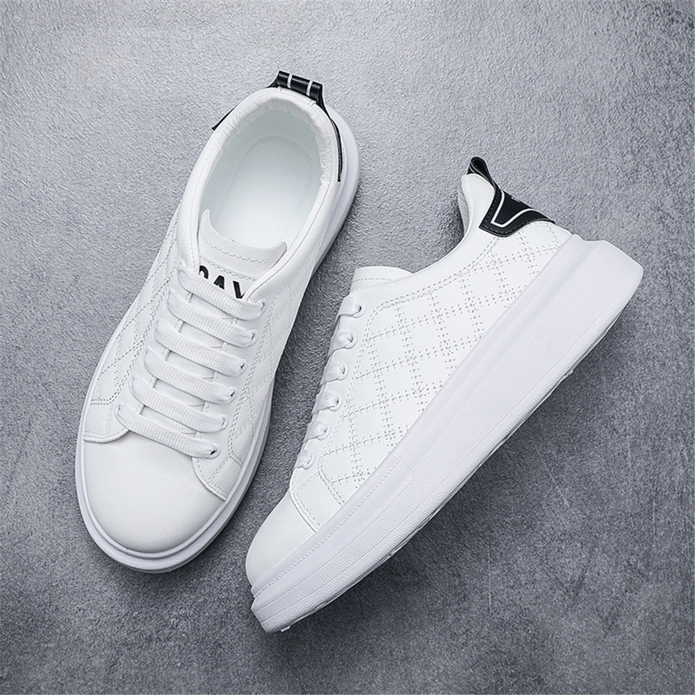 2023 été nouveaux hommes Mc Queen baskets étudiant respirant plate-forme booster chaussures pour hommes polyvalent à la mode blanc chaussures_voghion.com