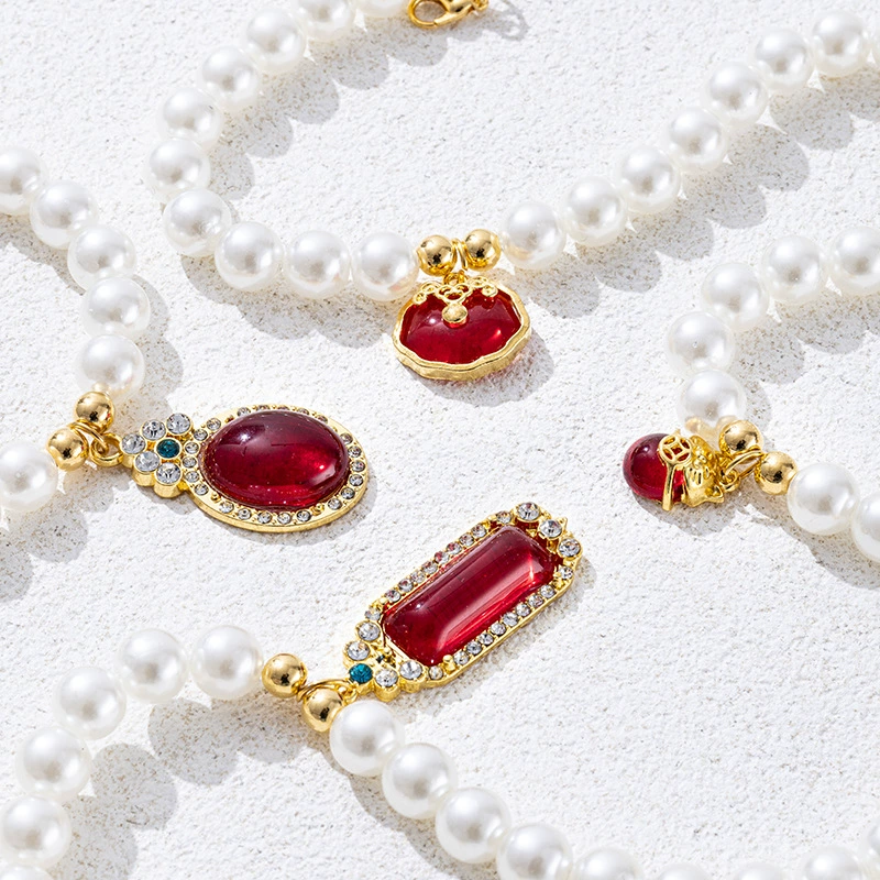 Легкое роскошное и элегантное домашнее животное собака кошачья кукла ожерелье на месте