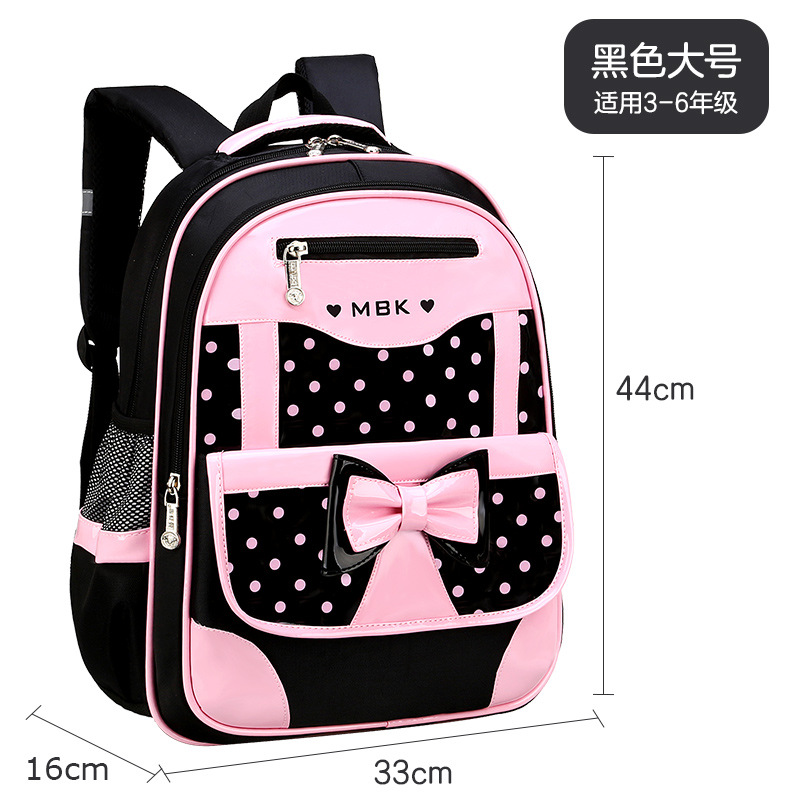 Mochila coreana para estudiantes de primaria de onda 1 - 3 - 5 - 6 grados varilla de tracción para niños 6 - 9 - 12 años mochila de hombro para reducir la carga