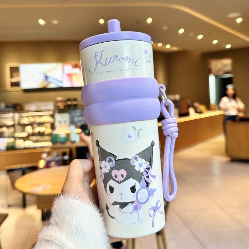 三丽鸥大容量保温杯2025新款冰霸杯高颜值吸管泡茶水杯子生日礼物|undefined