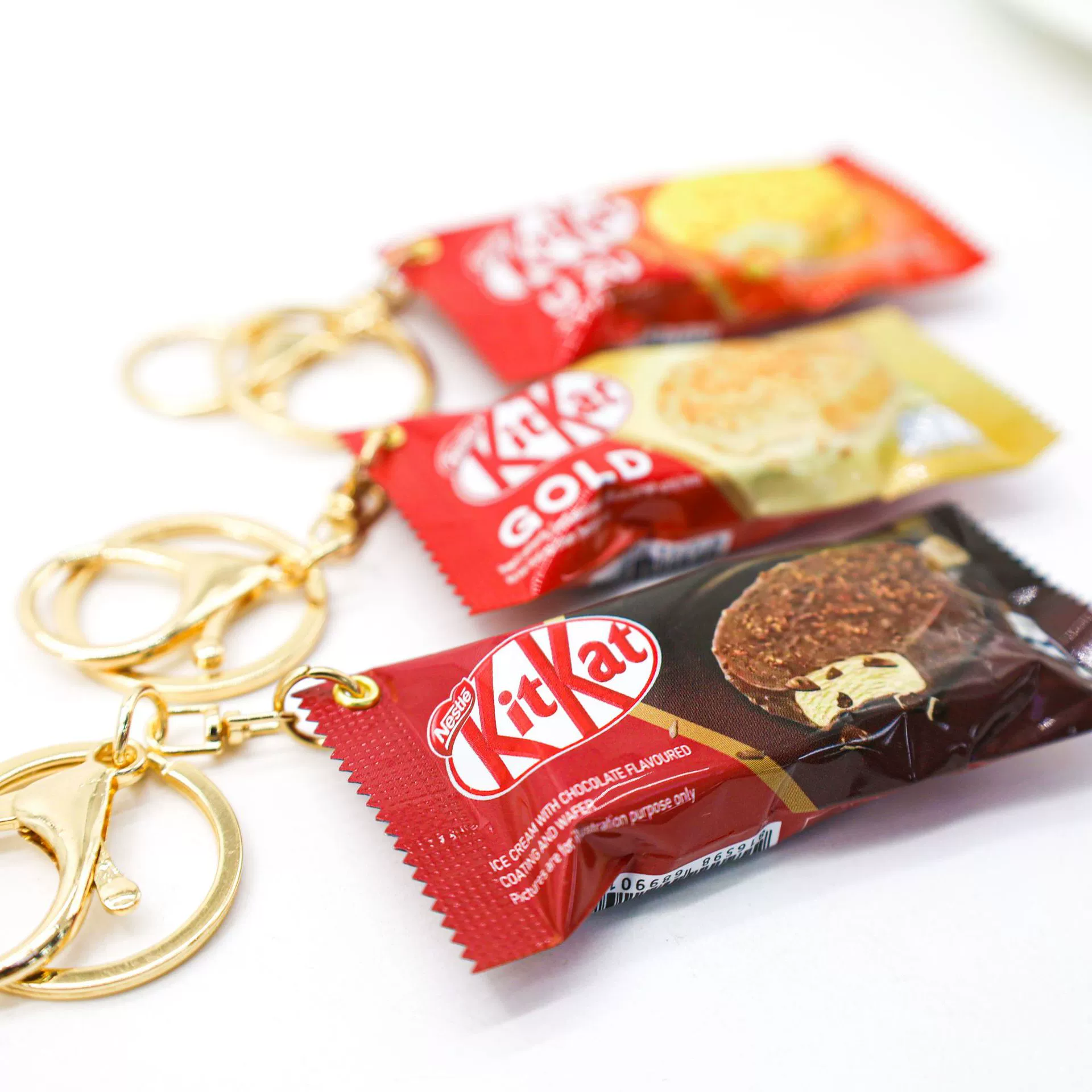 Хайохонгшу горячая модель Nestlé KitKat эскизная мороженая палочка брелок искусственное мороженое шоколадное мороженое подвеска подвешивается