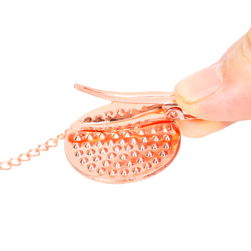 Producto caliente transfronterizo bebé 26 letras de oro rosa calmante pezón destete bebé punto diamante jugar boca con cubierta de polvo