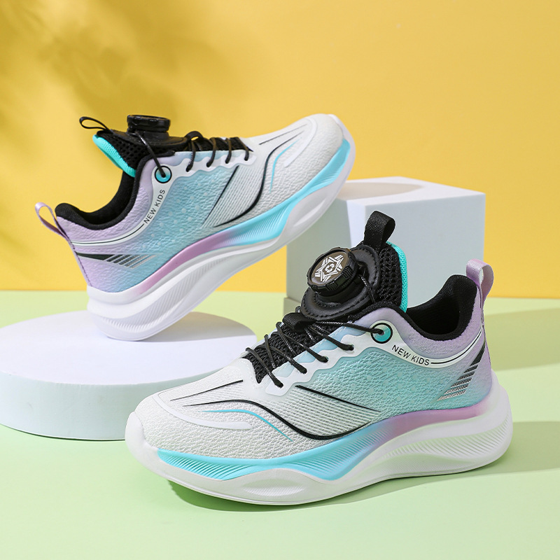 Ag.Dog Boys' Sports Shoes 2024 Summer Mesh Breathable Children's Flyknit Running Shoes Chi Tu Leisure Children's Fashion Shoes