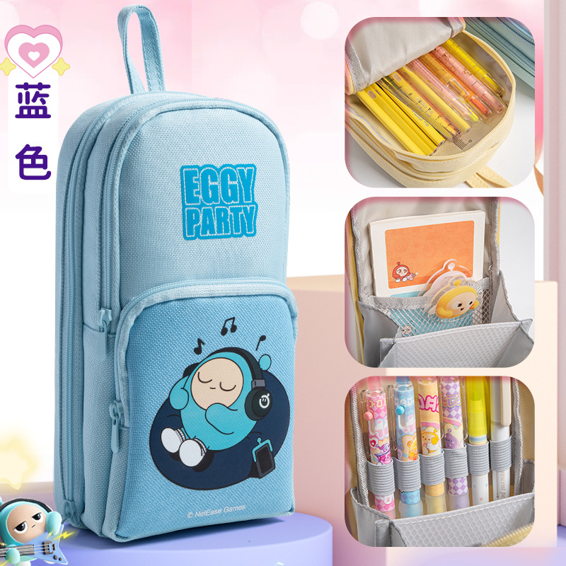 Mochila escolar de dibujos animados y estuche para lápices