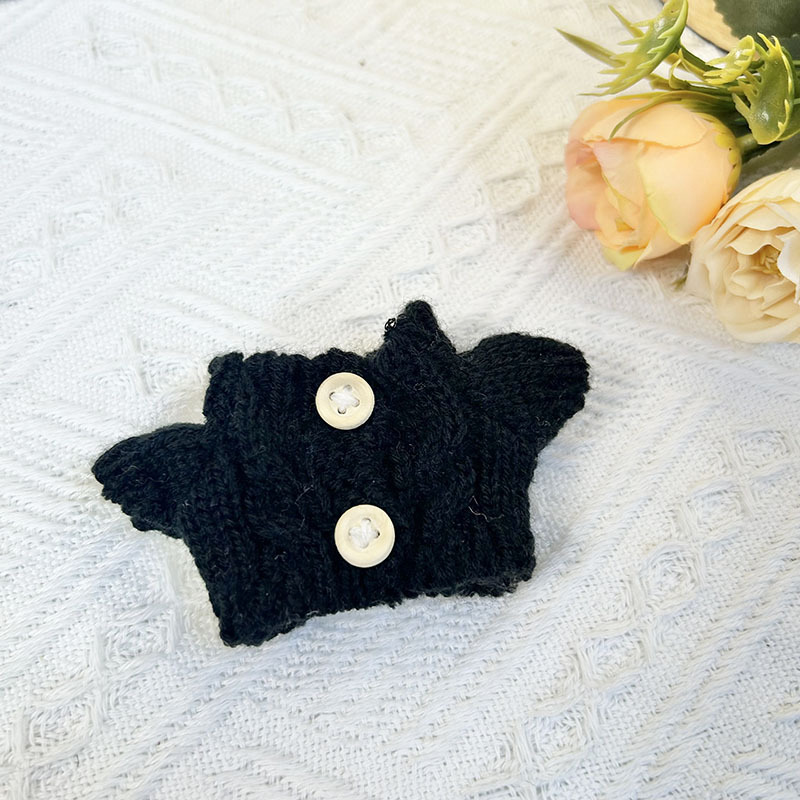 15cm ciego caja pull paño suéter pantalones macaron labubu colgante muñeca suéter Año Nuevo suéter lindo