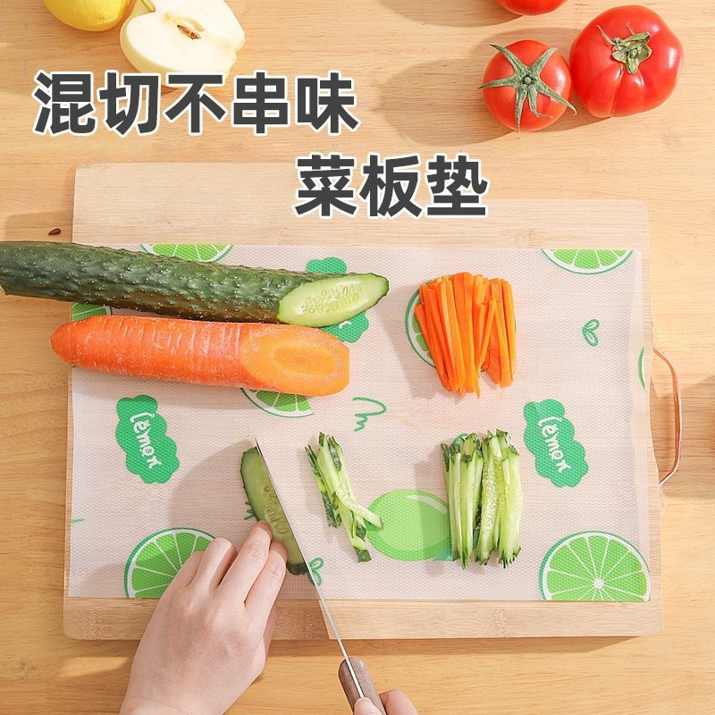 Disposable Cutting Board Mat for Cutting Fruits, Kitchen Cutting Board Paper, Household Kitchen Cuttable Board, Outdoor Mat, Sticky Board for Cutting Vegetables, Non-Slip