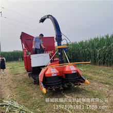 履带式秸秆靑储机 大型皇竹草收割粉碎回收机 大型黄储机