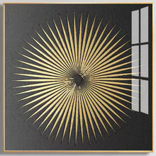 正方形装饰画入户玄关客厅沙发背景餐厅抽象大气挂画走廊过道墙画