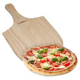 木质披萨板水果板砧板 厨房带把手面包板 松木烧烤铲BSCI认证