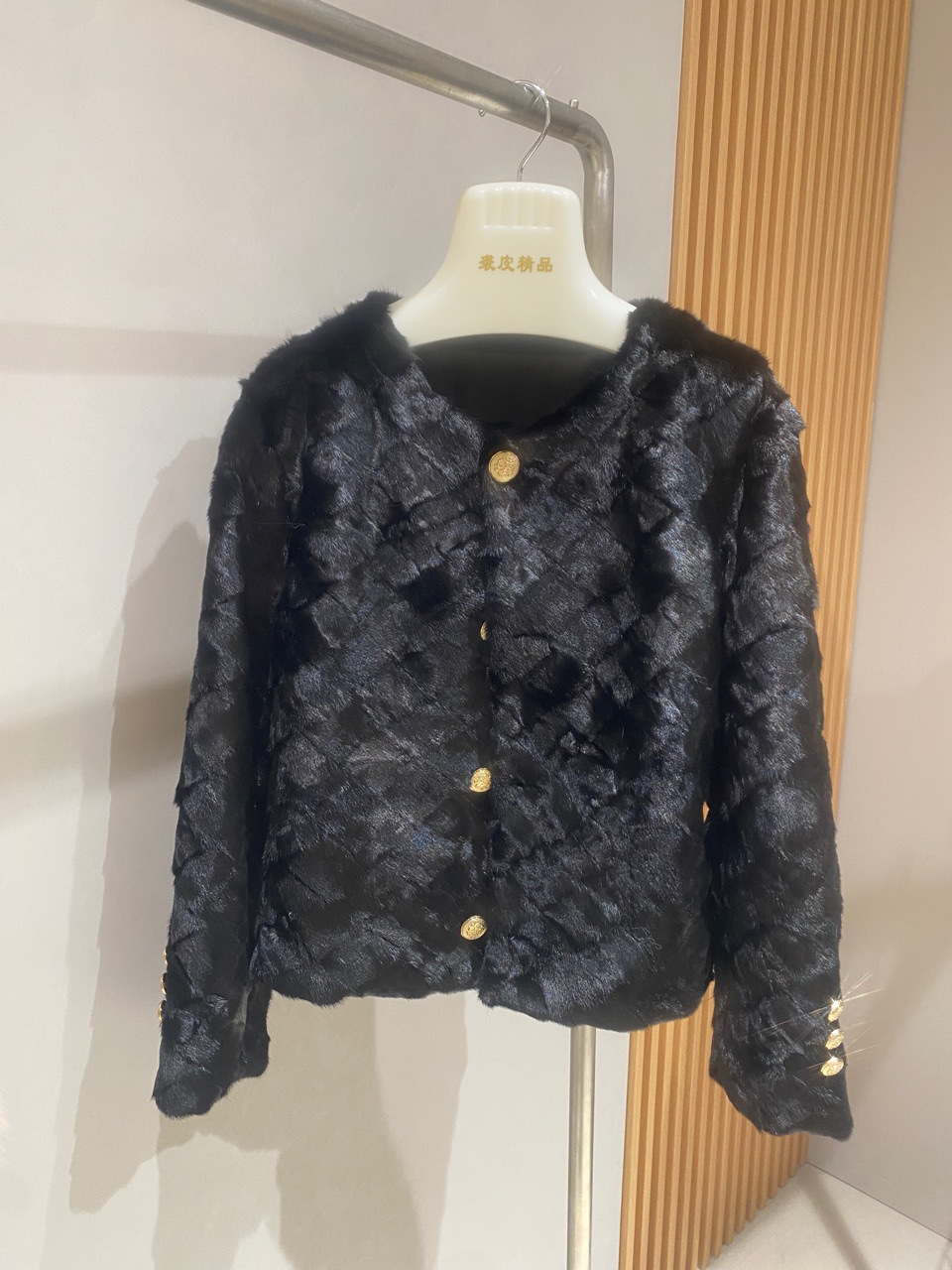 水貂毛冬季新款皮毛一体圆领外穿皮草外套女真貂皮大衣女拼貂特价