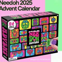 跨境新品2025 Nee Doh Advent Calendar 尼德降临日历