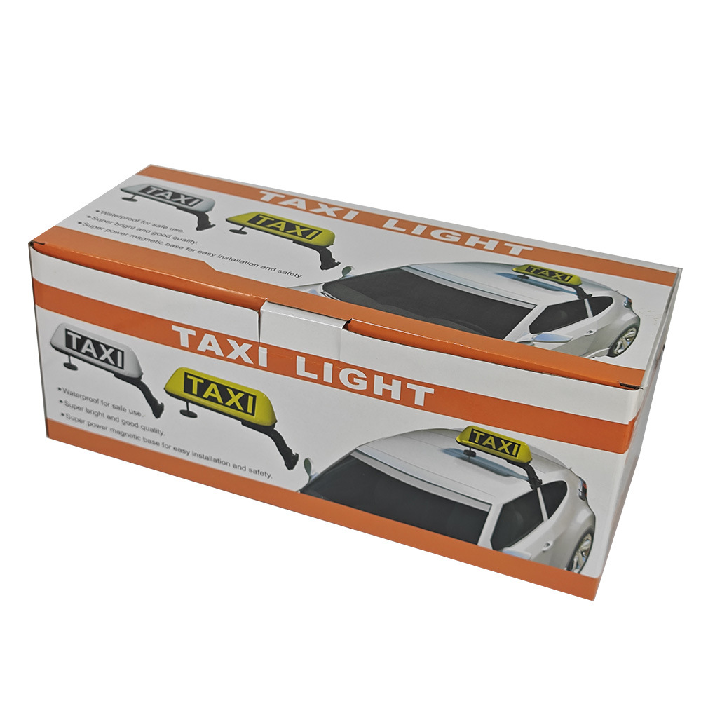 Factory Direct Cross-Border Car Roof Light with Printable Logo, Magnetic Suction Special Car Taxi Light