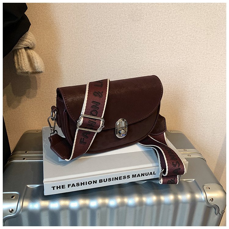 Niche Premium Feeling Crossbody Leopard Satteltasche Damen Neue Retro Mode Schultertasche_voghion.com