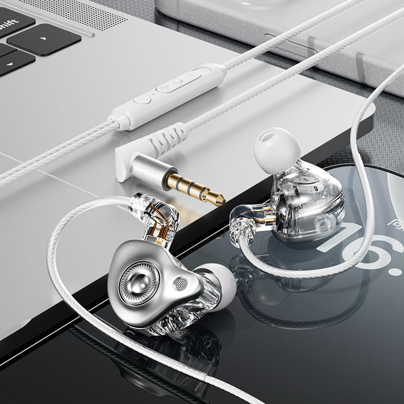 Nuevo modelo privado HIFI fiebre auriculares con cable auriculares para juegos móviles de computadora con cable intercambiable enchufable