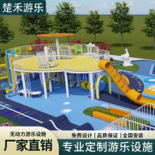 户外滑梯廊架儿童无动力游乐设备公园小区健身运动训练器械厂家