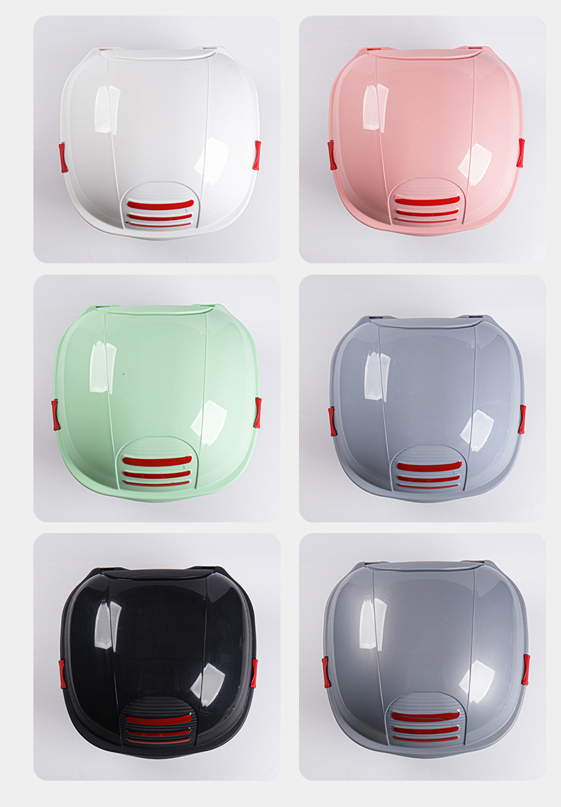 Free Shipping, Taller and Larger Motorcycle Trunk Reflective Strip, Electric Vehicle Trunk, Large Capacity Battery Vehicle Rear Storage Box