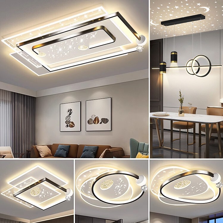 Living Room Lamp Modern Simple Elegant Led Ceiling Lamp Dining Room Bedroom Whole House Package Combination Guangdong Zhongshan Lamps Living Room Lamp Modern Simple Elegant Led Ceiling Lamp Dining Room Bedroom Whole House Package Combination Guangdong Zhongshan Lamps