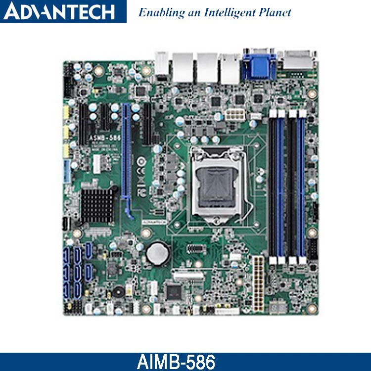 Платформа промышленная материнская плата AIMB-586 от Advantech 1200 соединение Q470E набор микросхем поддерживает процессор десятого поколения