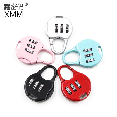 Cartoon number Password lock luggage Luggage and luggage Metal Padlock Gym Wardrobe lock Manufactor Mechanics Kirsite